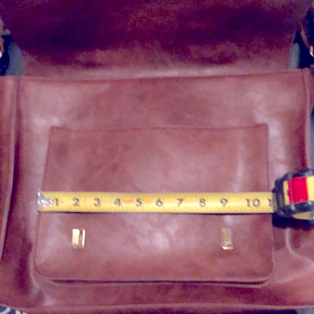 SoSatchel Brown Briefcase Messenger Crossbody Computer Bag - Picture 7 of 7